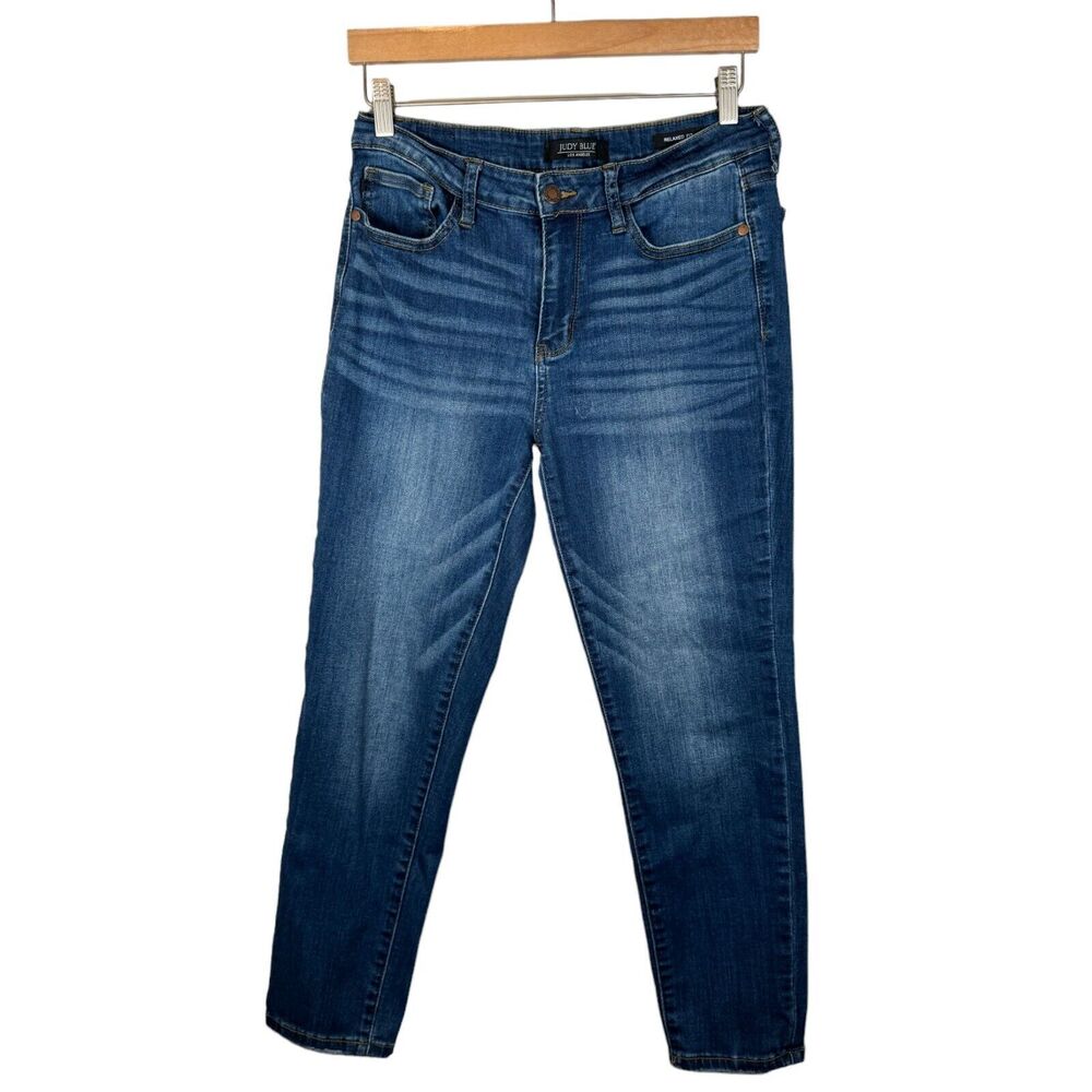 Judy Blue Relaxed Fit Jeans Size 30 Blue Denim Straight Leg Stretch JB82102